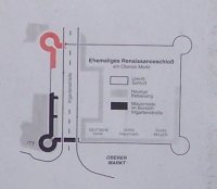 Ausschnitt einer Schautafel in der Irrgartenstra&szlig;e